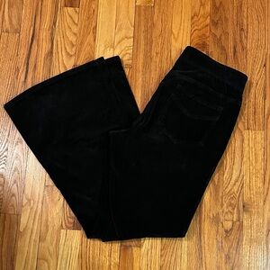 We the free penny pull on Flare black corduroy pants